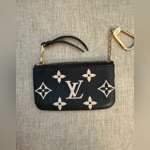 Louis Vuitton Monogram Black Key Pouch